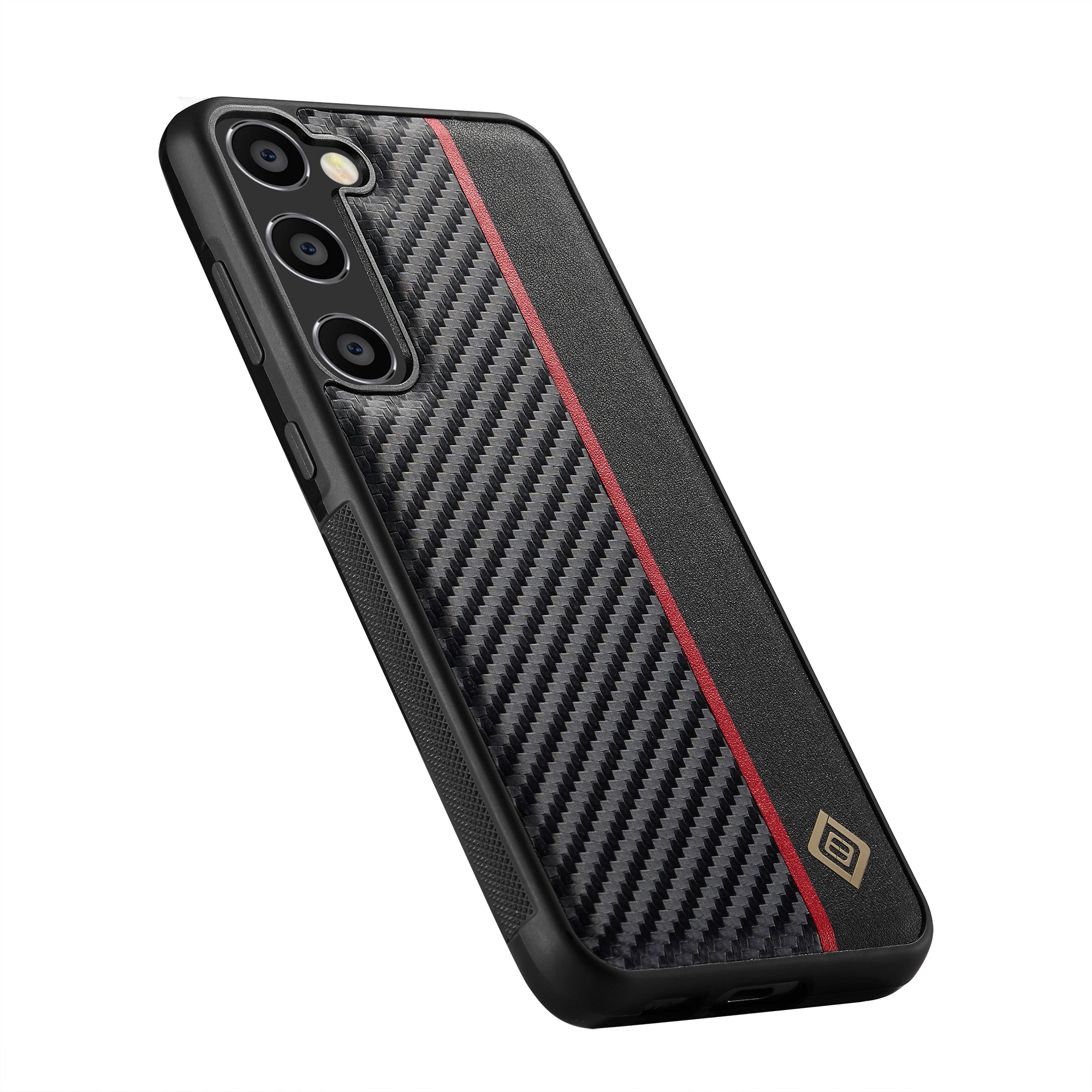 LC.IMEEKE Til Samsung Galaxy S23 FE Carbon Fiber Texture Cover Telefon PU Læder+TPU+EVA Stødsikker etui LC.IMEEKE Til Samsung Galaxy S23 FE Carbon Fiber Texture Cover Telefon PU Læder+TPU+EVA Stødsikker etui